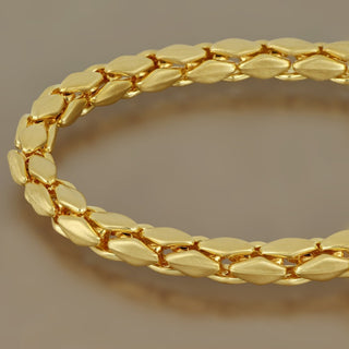Bracciale catena argento - Miwok oro